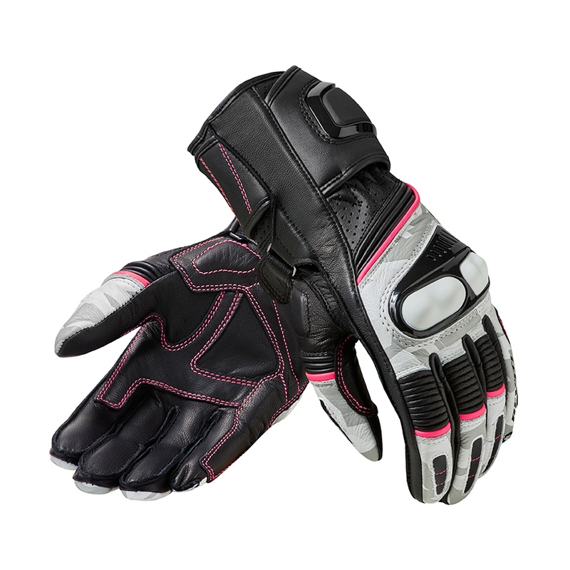 Ženske rokavice Revit Xena 3 Black and White Motorcycle Gloves razprodaja