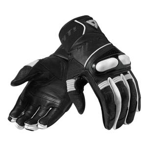 Motoristične rokavice Revit Hyperion črno-bele barve