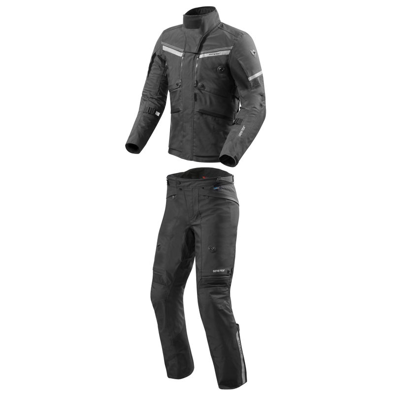Revit Poseidon 2 GTX moška motoristična obleka black razprodaja