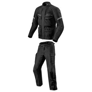Moški motoristični kombinezon Revit Outback 3 Black-Silver razprodaja