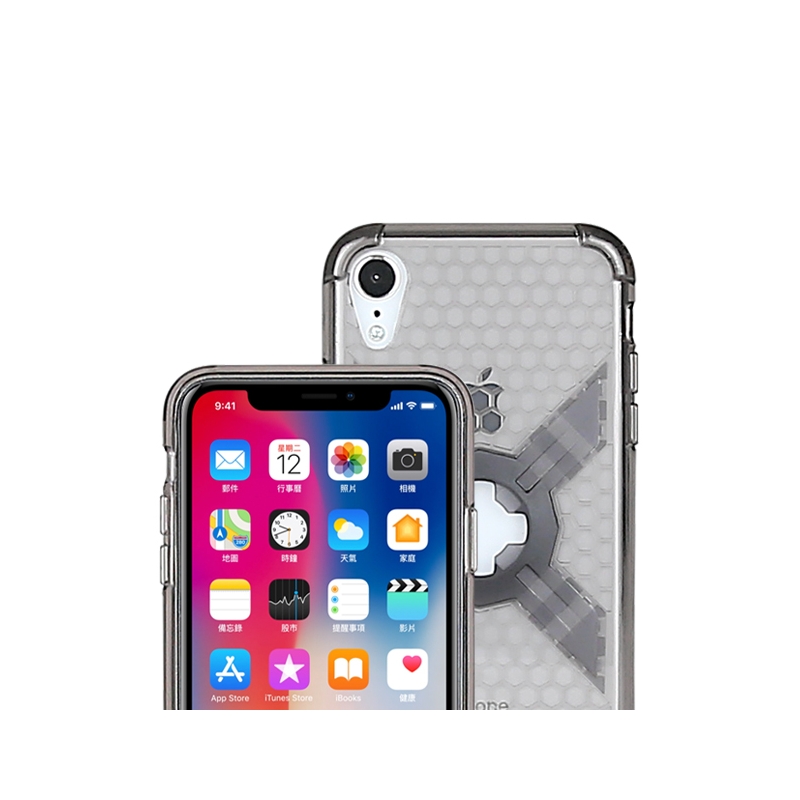 Ovitek za telefon z držalom CUBE X-Guard za Apple iPhone 11/XR, siv razprodaja