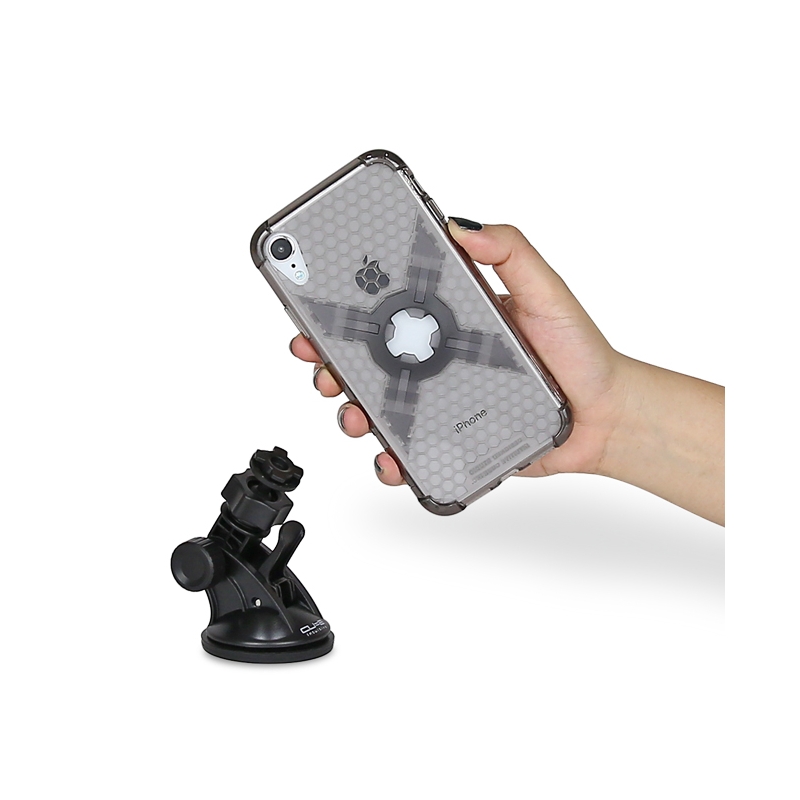 Ovitek za telefon z držalom CUBE X-Guard za Apple iPhone 11/XR, siv razprodaja