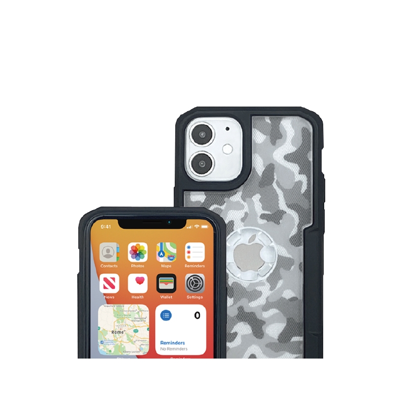 Ovitek za telefon z držalom CUBE X-Guard za Apple iPhone 12 Mini camo razprodaja