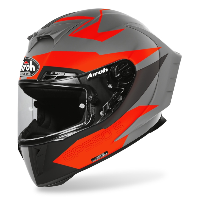 Integralna čelada Airoh GP 550S Vector 2021 black-grey-orange
