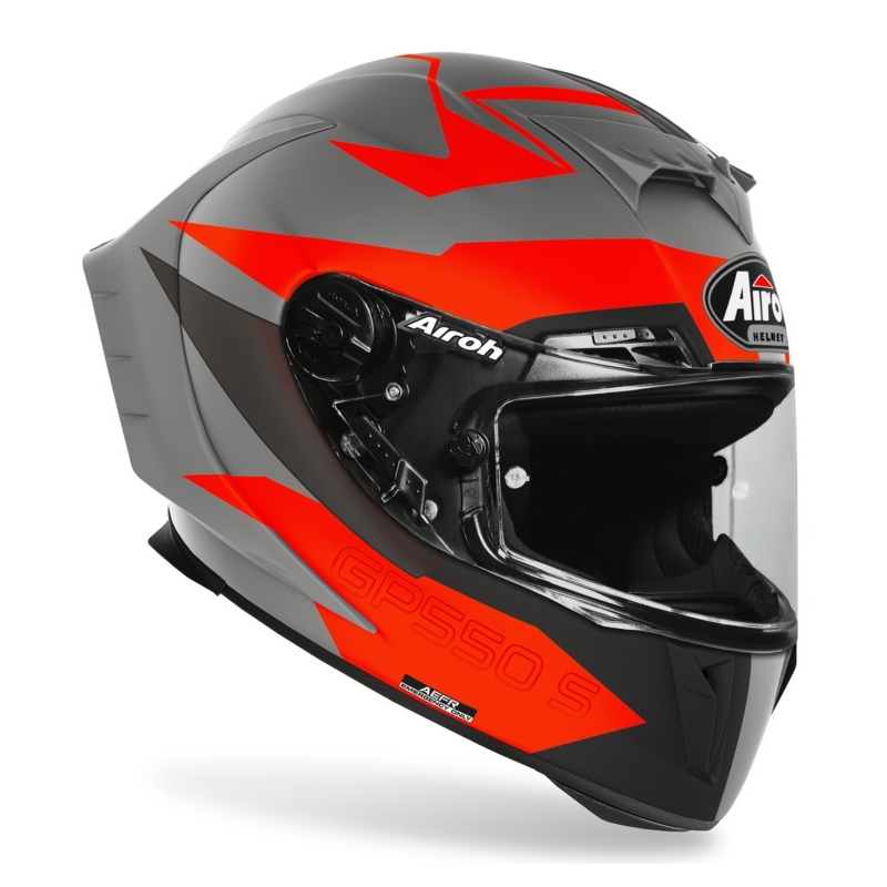 Integralna čelada Airoh GP 550S Vector 2021 black-grey-orange