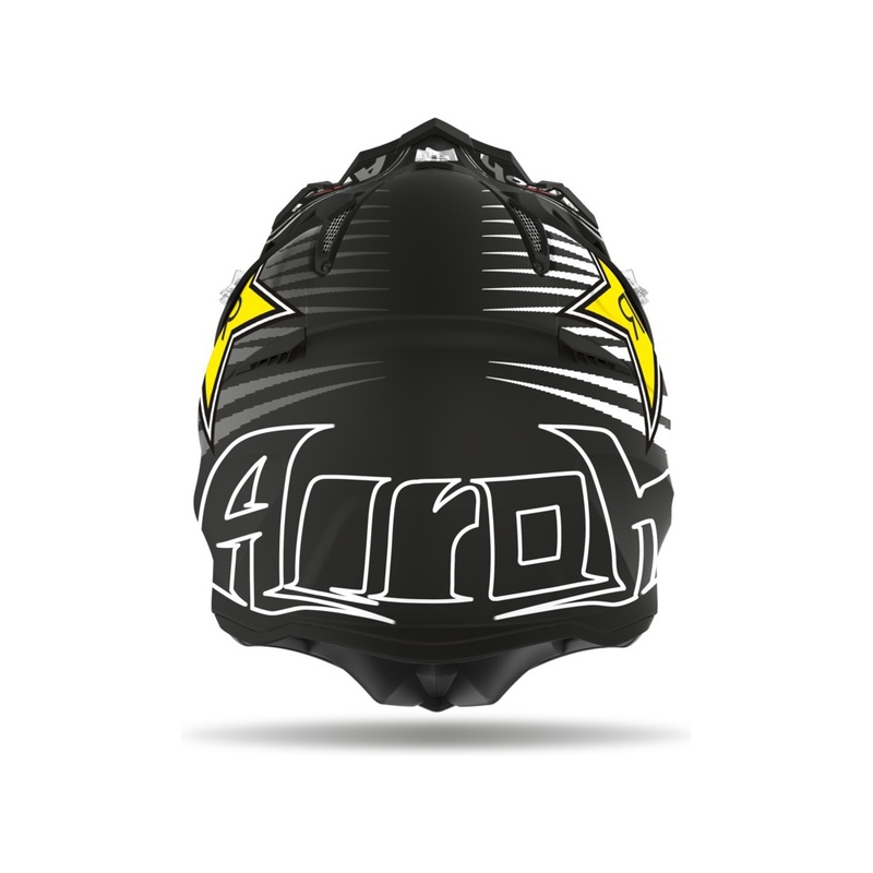 Motokros čelada Airoh Aviator ACE Rockstar 2021 sivo-črna