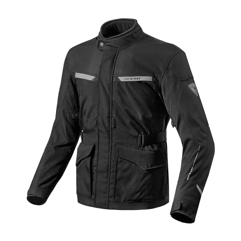 Revit Enterprise Black Motorcycle Jacket razprodaja