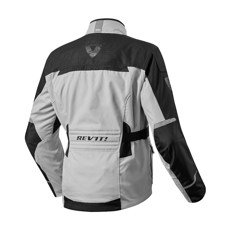Revit Enterprise Silver and Black Motorcycle Jacket razprodaja