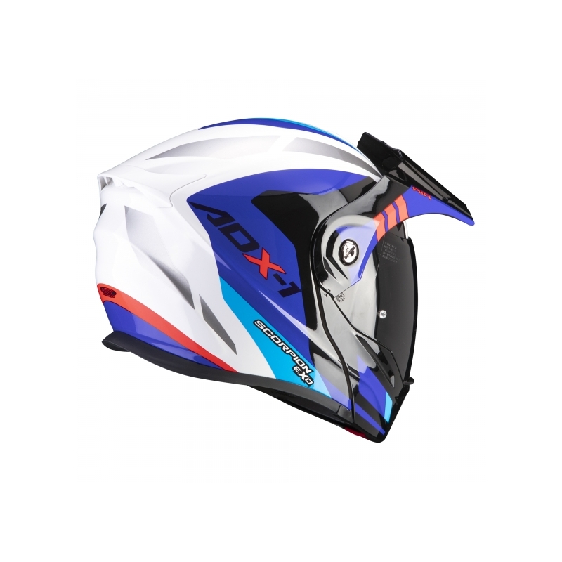 Eduro čelada Scorpion ADX-1 Lontano modro-bela