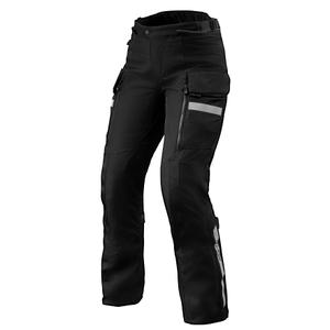 Revit Sand 4 H2O Motoristične hlače Black Cropped za ženske