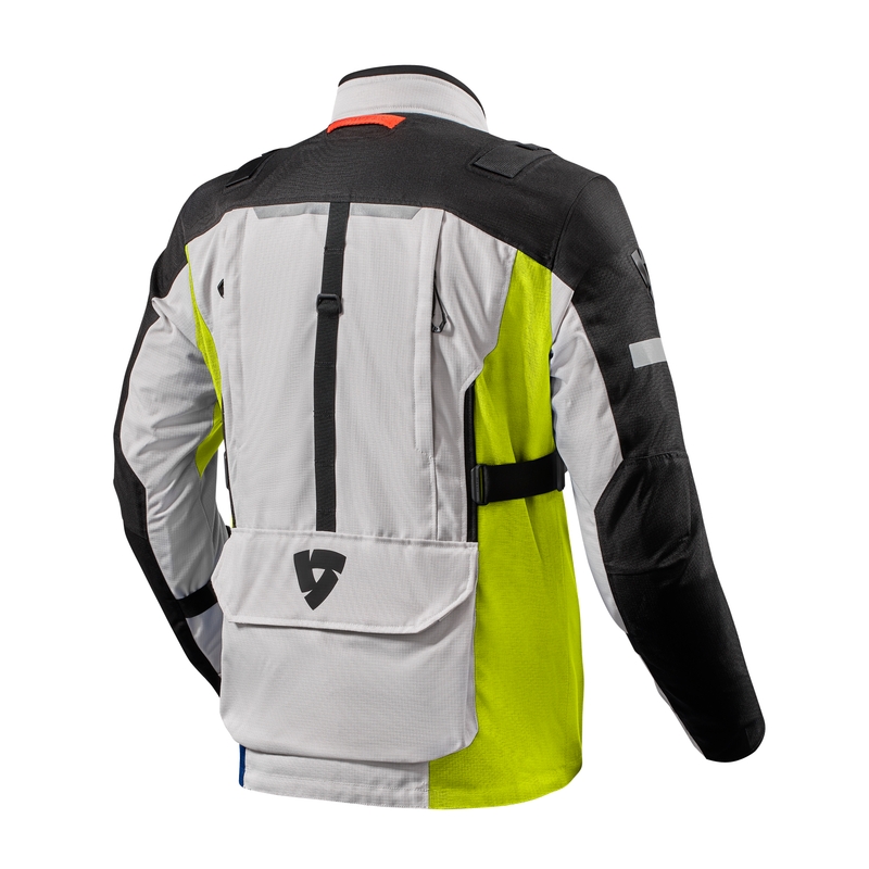 Motoristična jakna Revit Sand 4 H2O silver-fluo yellow razprodaja