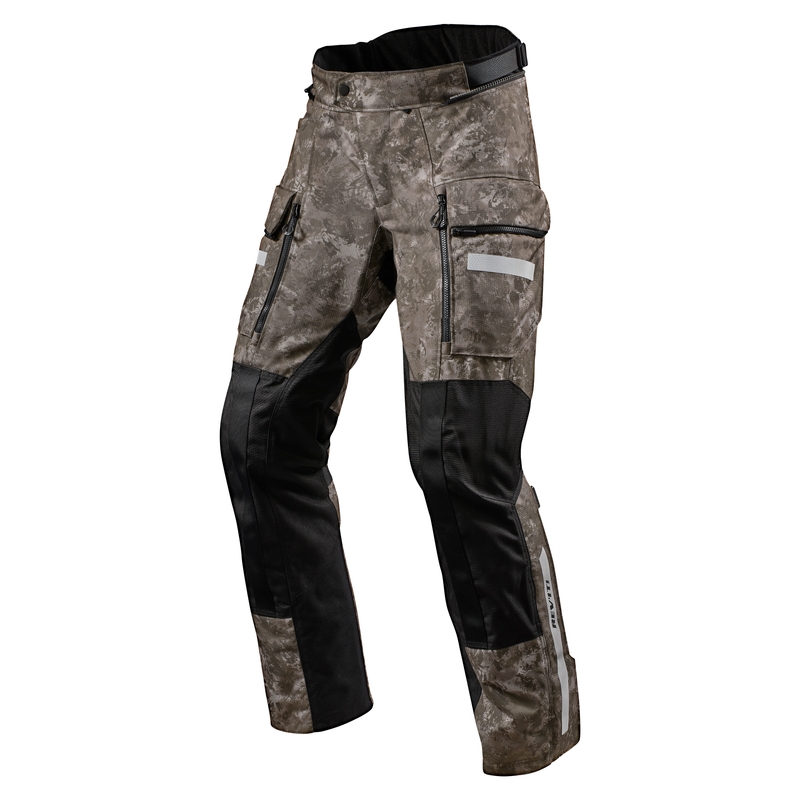 Motoristične hlače Revit Sand 4 H2O brown short razprodaja