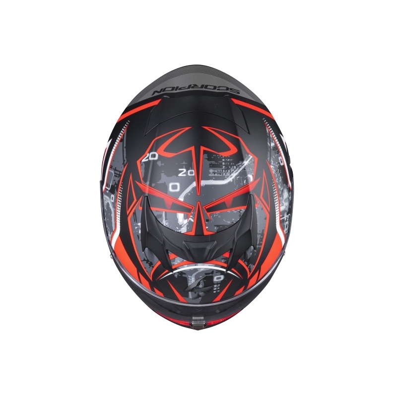 Integralna čelada Scorpion EXO-520 AIR Fabio Quartararo Replika oranžno-črno-siva