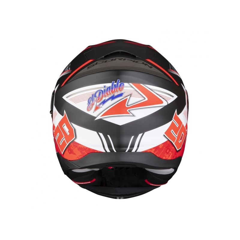 Integralna čelada Scorpion EXO-520 AIR Fabio Quartararo Replika oranžno-črno-siva