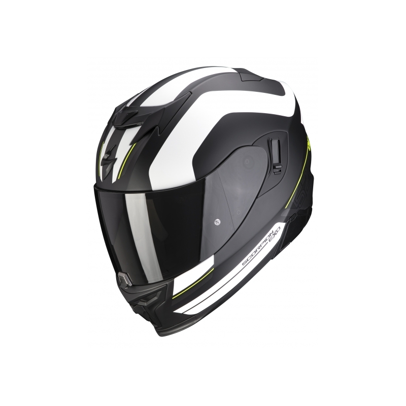 Integralna čelada Scorpion EXO-520 AIR Lemans črno-bela