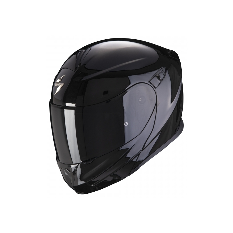 Obračalna čelada Scorpion EXO-920 Evo Solid black glossy