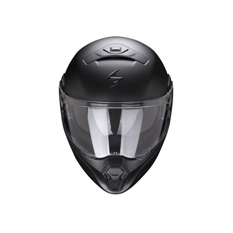Obračalna čelada Scorpion EXO-930 Smart Solid pearl black mat