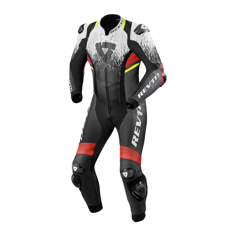 Enodelni kombinezon Revit Quantum 2 black-white-fluo red razprodaja
