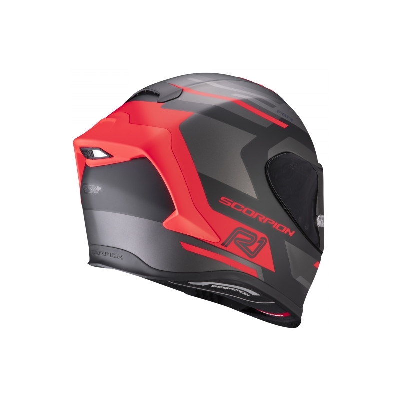 Integralna čelada Scorpion EXO-R1 Air Orbis črno-rdeča
