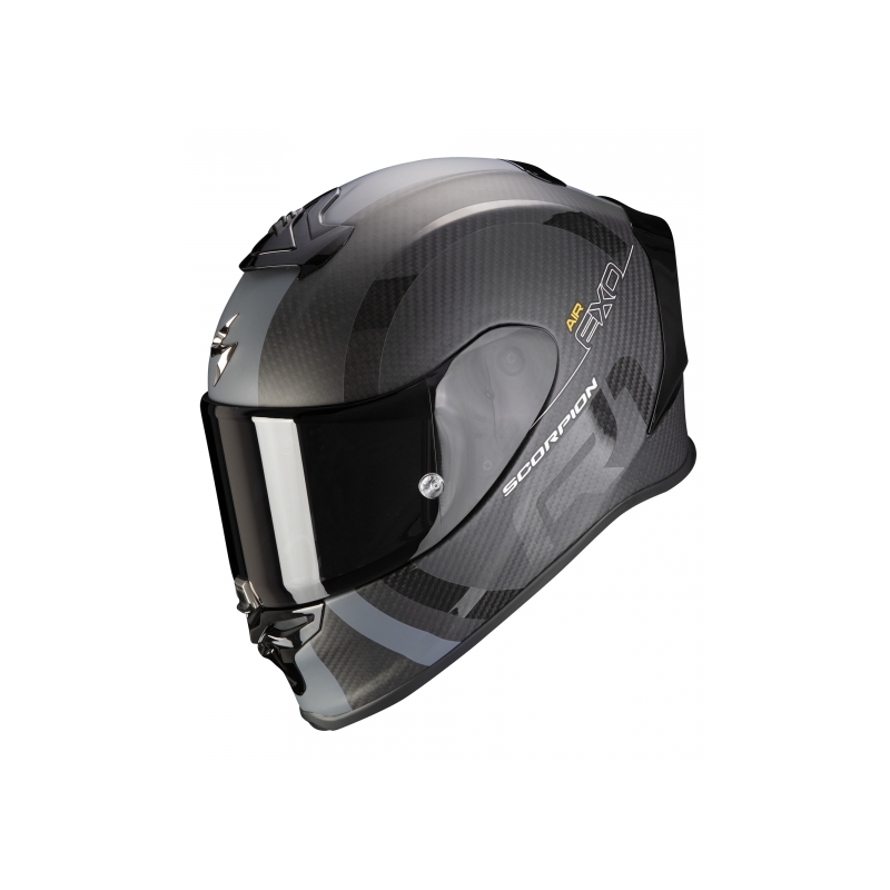 Integralna čelada Scorpion EXO-R1 Carbon Air MG črno-srebrna