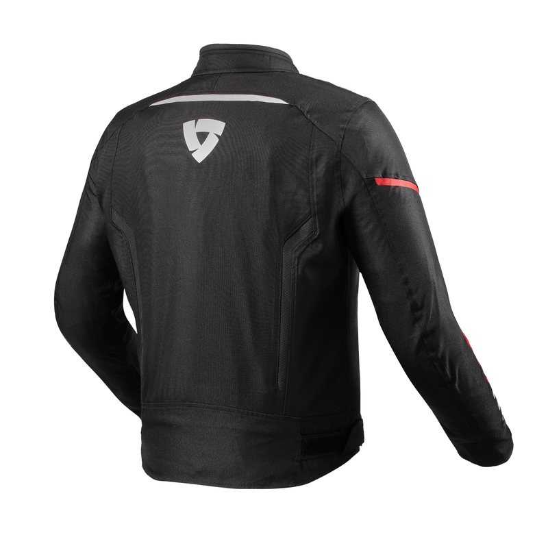 Revit Sprint H2O črno-fluo rdeča motoristična jakna naprodaj razprodaja