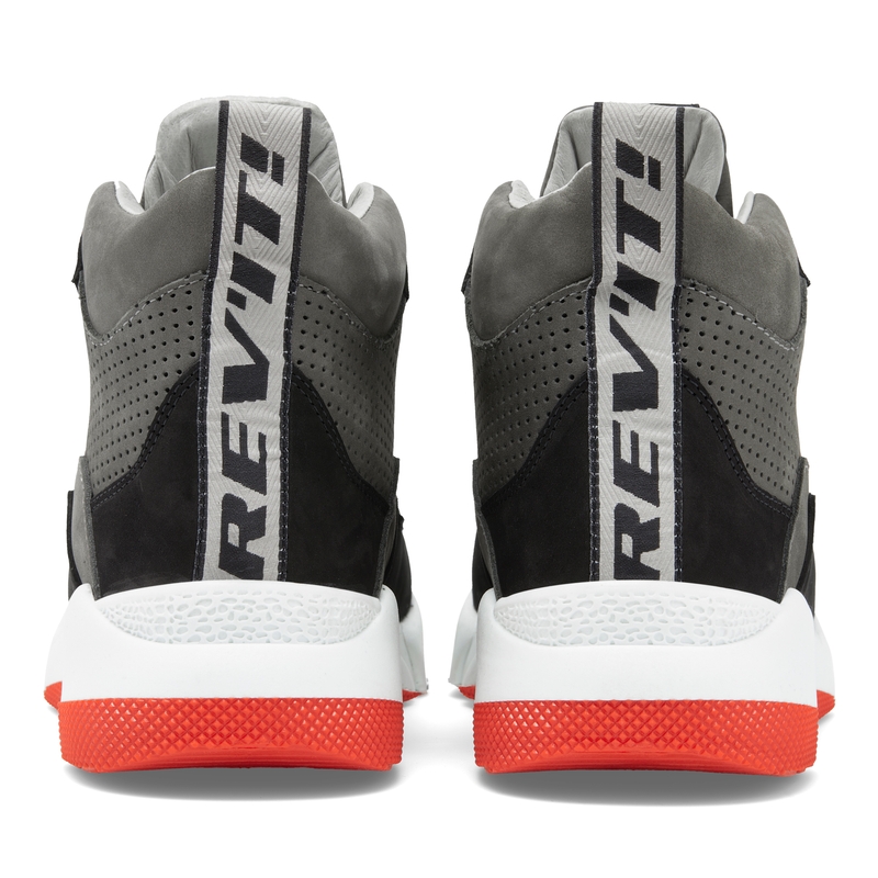 Revit Astro črno-sivo-fluo rdeči motoristični škornji razprodaja