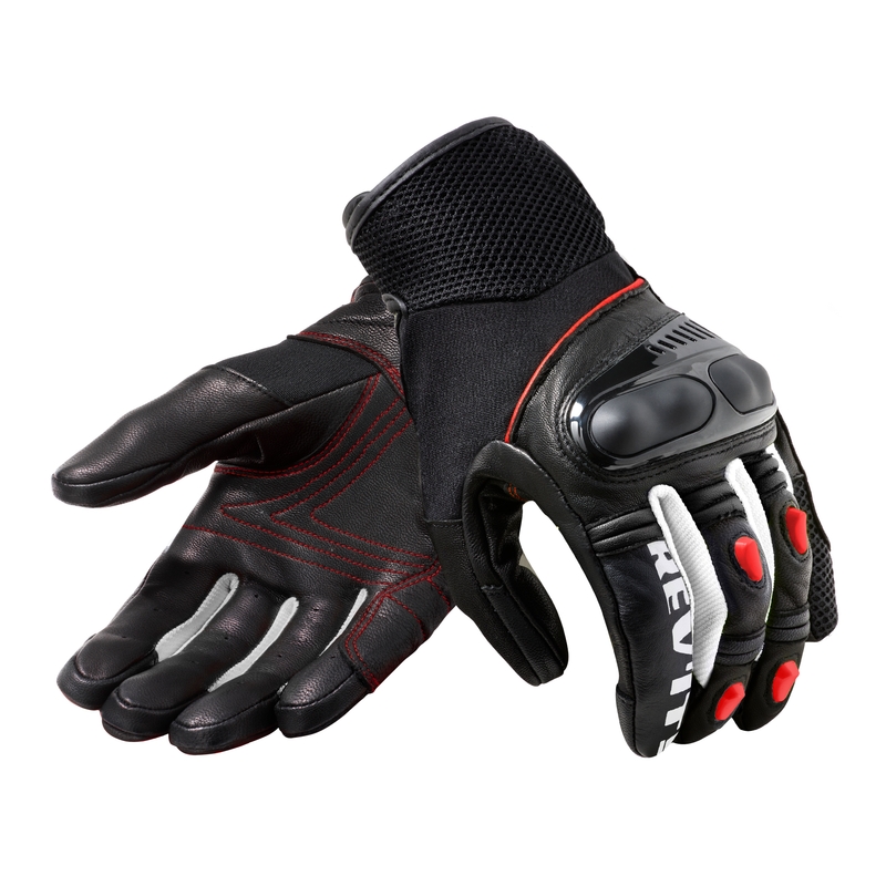 Motoristične rokavice Revit Metric black-fluo red razprodaja