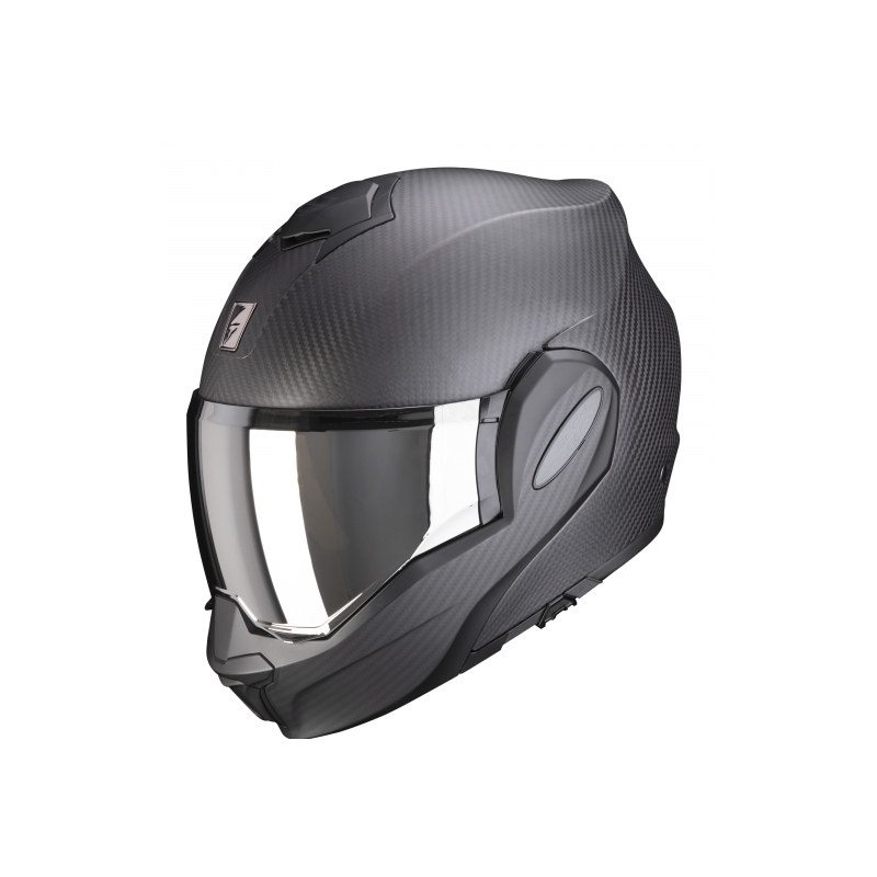 Scorpion EXO-TECH Carbon črna mat prevračalna čelada