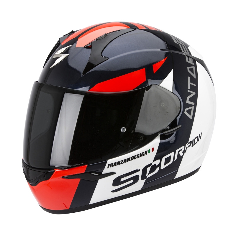 Moto integralna čelada Scorpion EXO-410 Air Antares črno-rdeča razprodaja