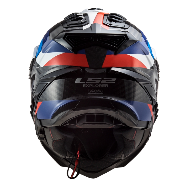 Enduro čelada LS2 MX701 Explorer C Frontier črno-modro-bela