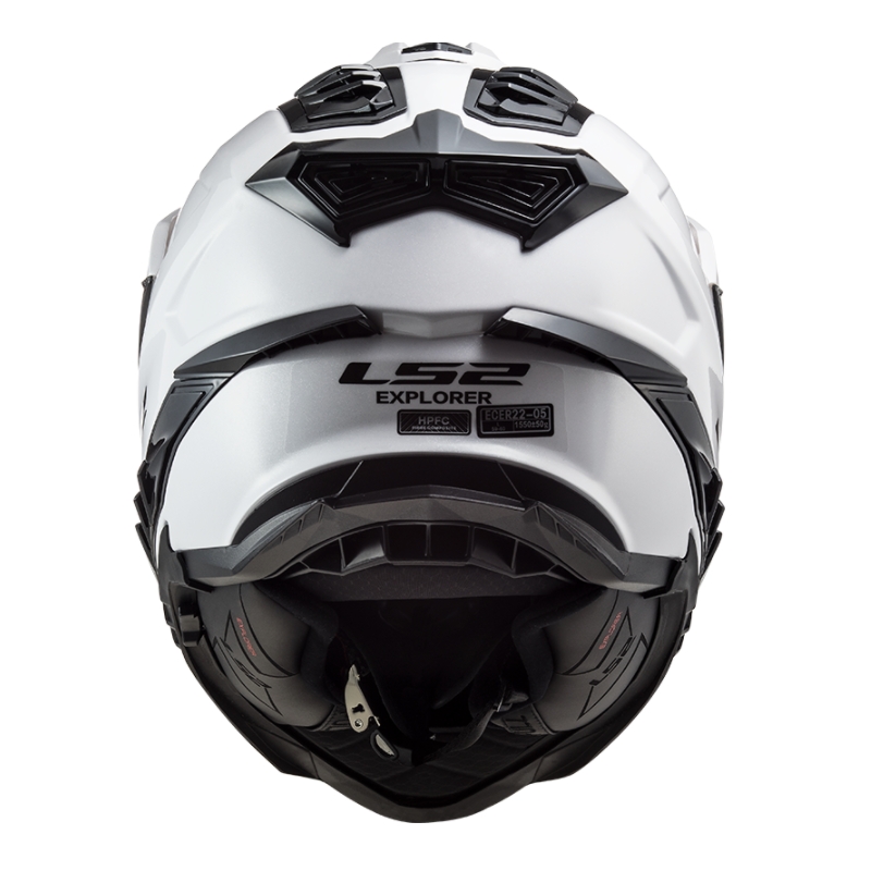Enduro čelada LS2 MX701 Explorer Solid White