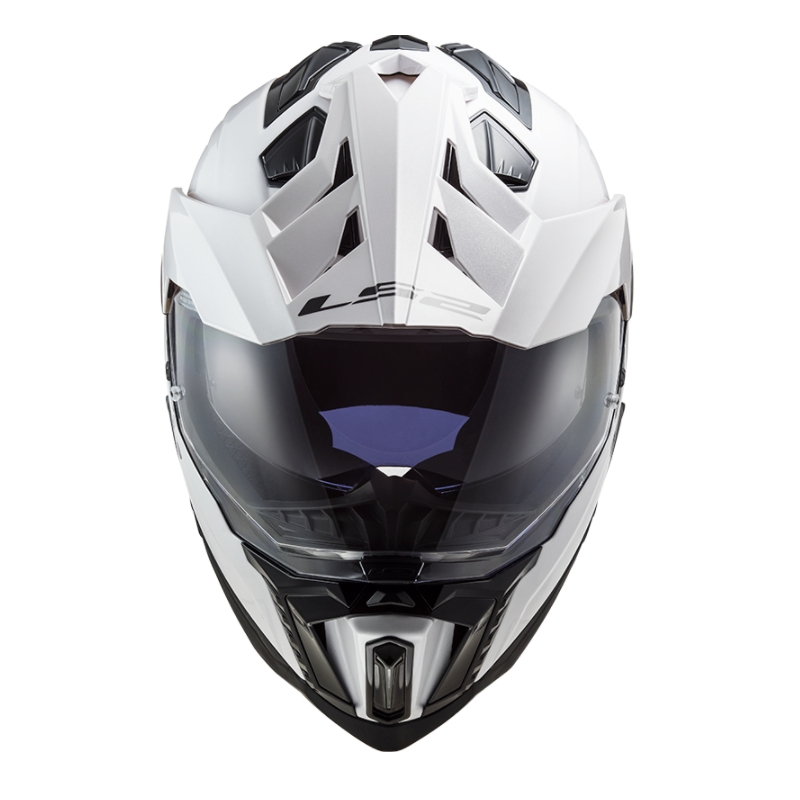Enduro čelada LS2 MX701 Explorer Solid White