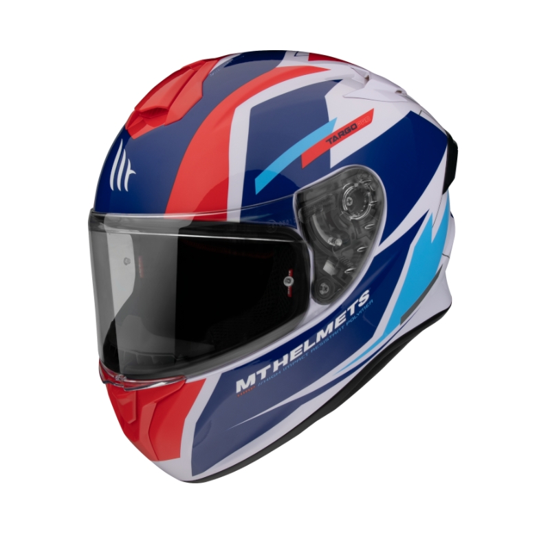 MT FF106 Pro Targo Pro Sound modro-bela-rdeča integralna motoristična čelada
