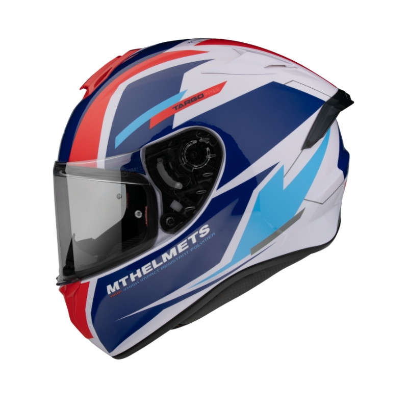 MT FF106 Pro Targo Pro Sound modro-bela-rdeča integralna motoristična čelada