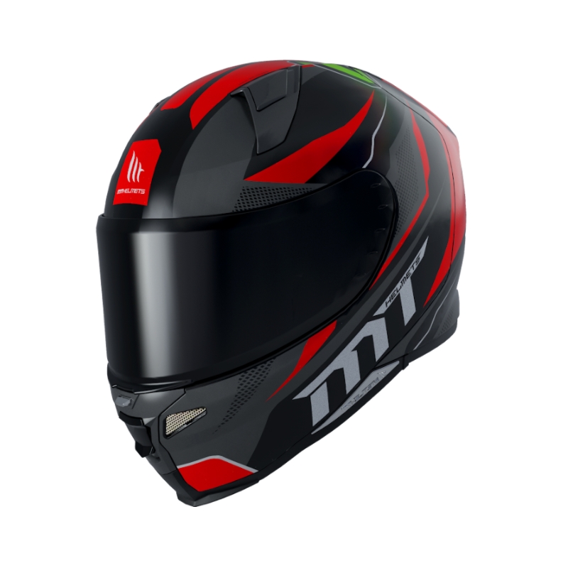 MT Revenge 2 Foundation black-grey-red integralna motoristična čelada razprodaja