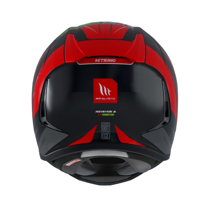 MT Revenge 2 Foundation black-grey-red integralna motoristična čelada razprodaja