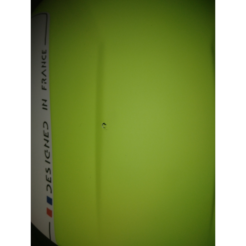 Integralna motoristična čelada NOX N301 Cut črno-bela-fluo rumena - razred II razprodaja
