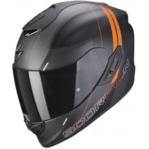 Integralna čelada Scorpion EXO-1400 Carbon Air Drik črno-oranžna