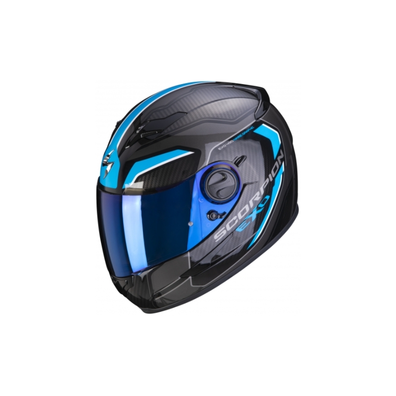 Integralna čelada Scorpion EXO-490 Supernova črno-modra razprodaja