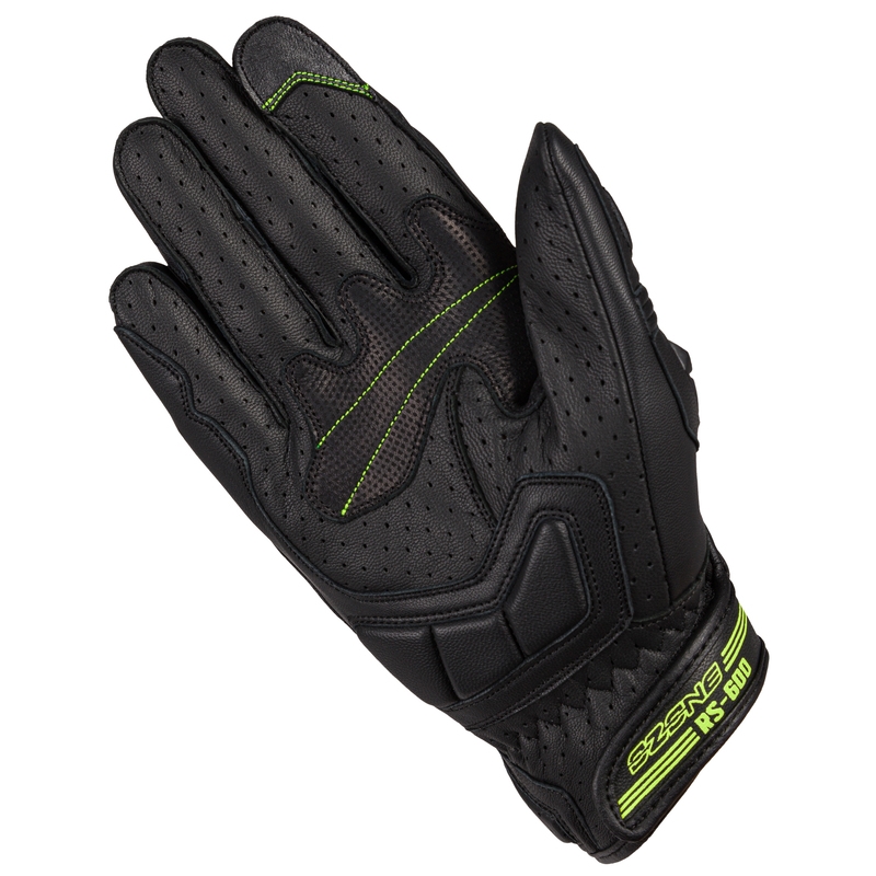 Motoristične rokavice Ozone RS-600 SH black-fluo rumena razprodaja