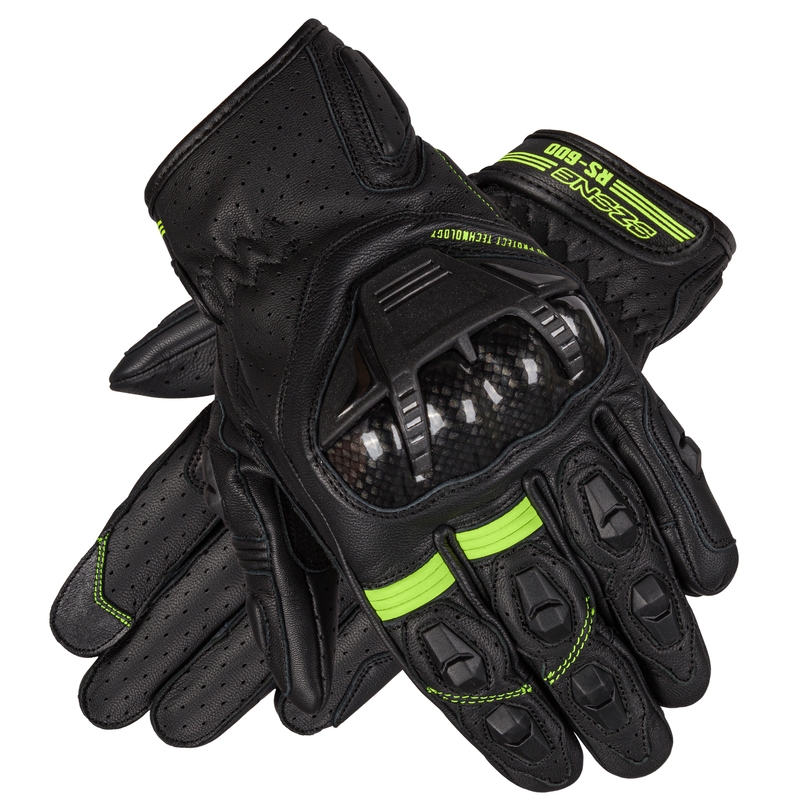Motoristične rokavice Ozone RS-600 SH black-fluo rumena razprodaja