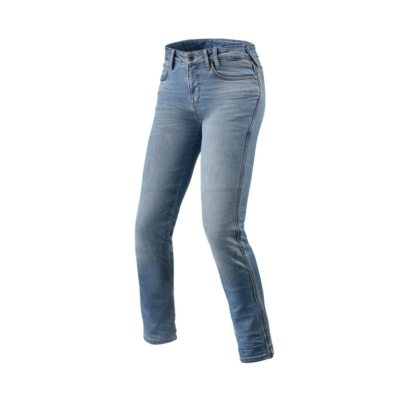 Ženske kavbojke Revit Shelby Light Blue Motorcycle Jeans razprodaja