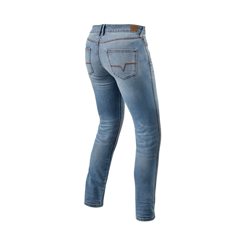 Ženske kavbojke Revit Shelby Light Blue Motorcycle Jeans razprodaja