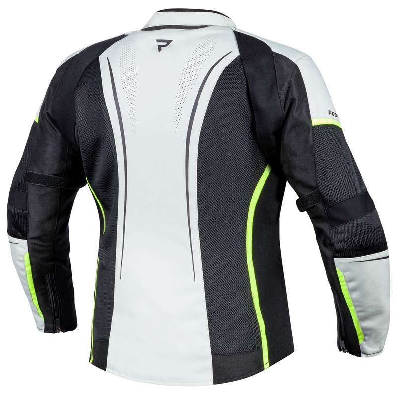 Ženska motoristična jakna Rebelhorn Flux Black-Grey