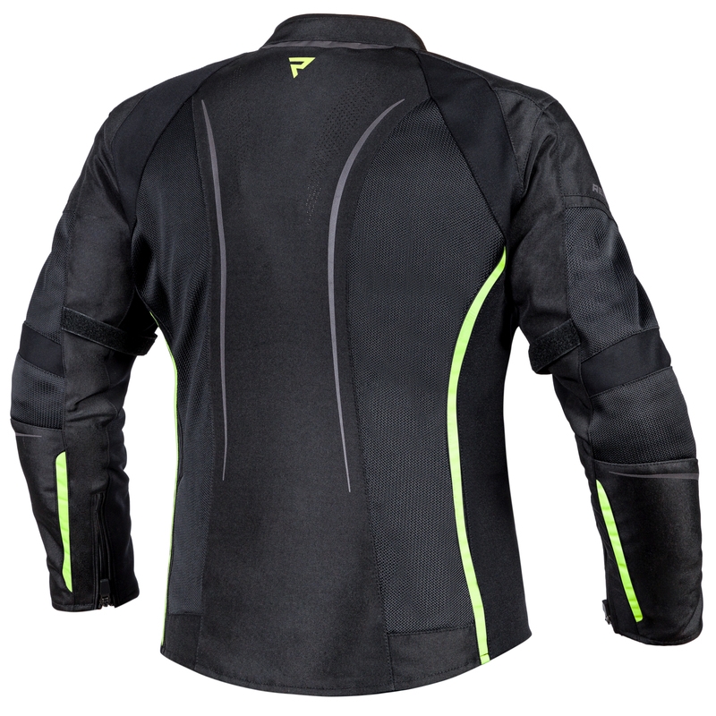 Rebelhorn Flux Black-Fluo Yellow motoristična jakna za ženske