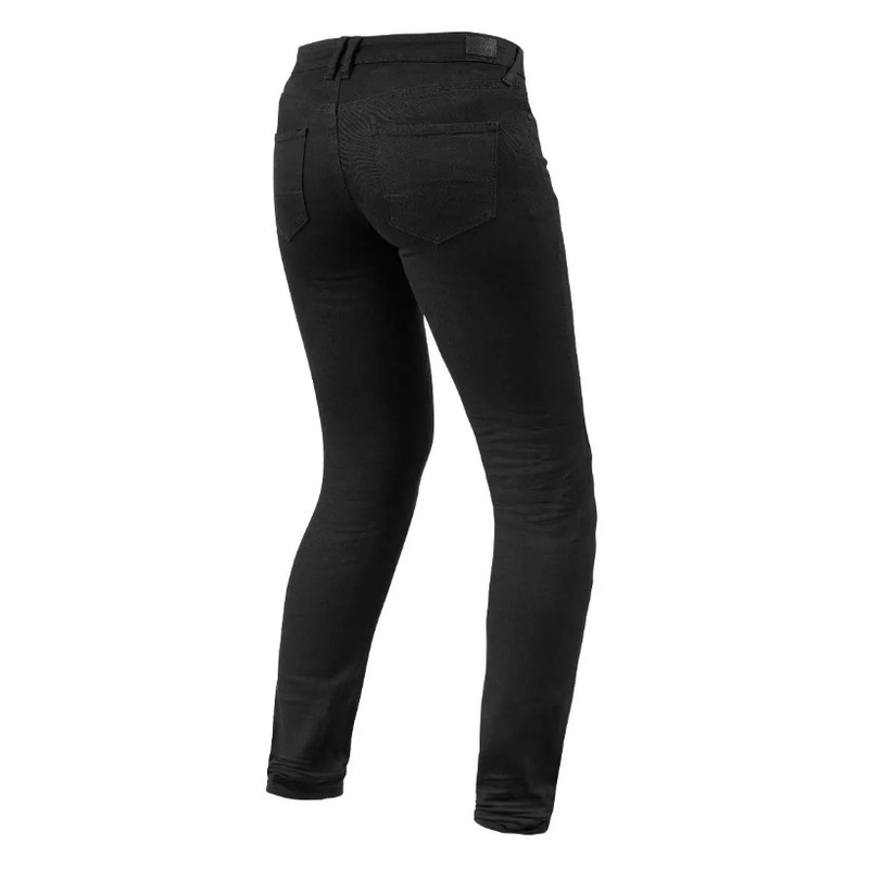 Ženske kavbojke Revit Maple Black Cropped Motorcycle Jeans razprodaja