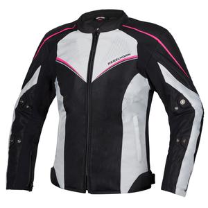 Rebelhorn Hiflow IV Black-Silver-Pink motoristična jakna za ženske