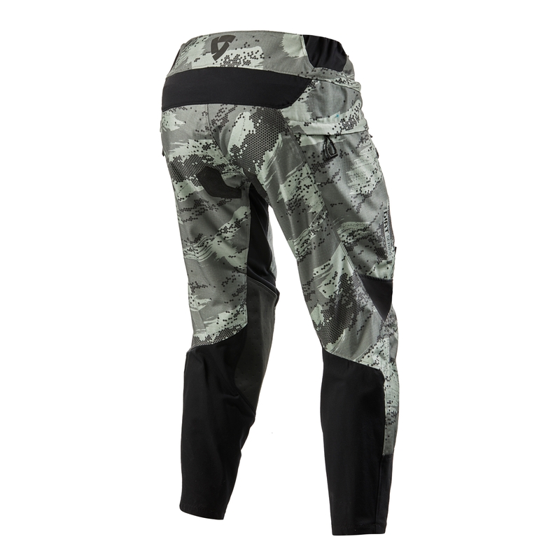 Motokros hlače Revit Peninsula camo sive podaljšane