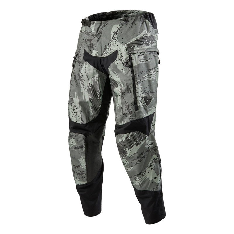 Motokros hlače Revit Peninsula camo sive podaljšane