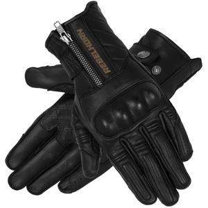 Rebelhorn Hunter Črne motoristične rokavice